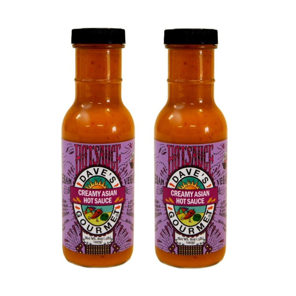 Dave's Gourmet Creamy Asian Hot Sauce 8 Oz. / 227 G. (Pack of 2