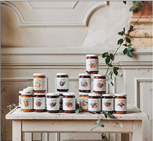 D'Arbo Trio Set Fruit Spreads - Wild Lingonberry, Black Cherry, and Bitter Orange - with Gold Stainless Steel Stirring/Spreader Spoon (4-Pc Set)