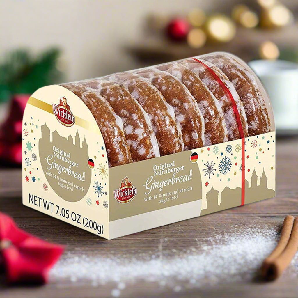 Wicklein Original Nurnberger Lebkuchen GLAZED Gingerbread Cookies