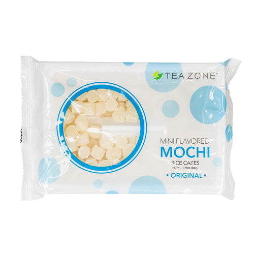 Tea Zone Mini Mochi Rice Cakes ORIGINAL Ice Cream, Frozen Yogurt, Desserts Topping 10.58 Oz.