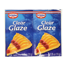 Dr. Oetker Clear Glaze 0.35 Oz. / 10 g. (Pack of 6)