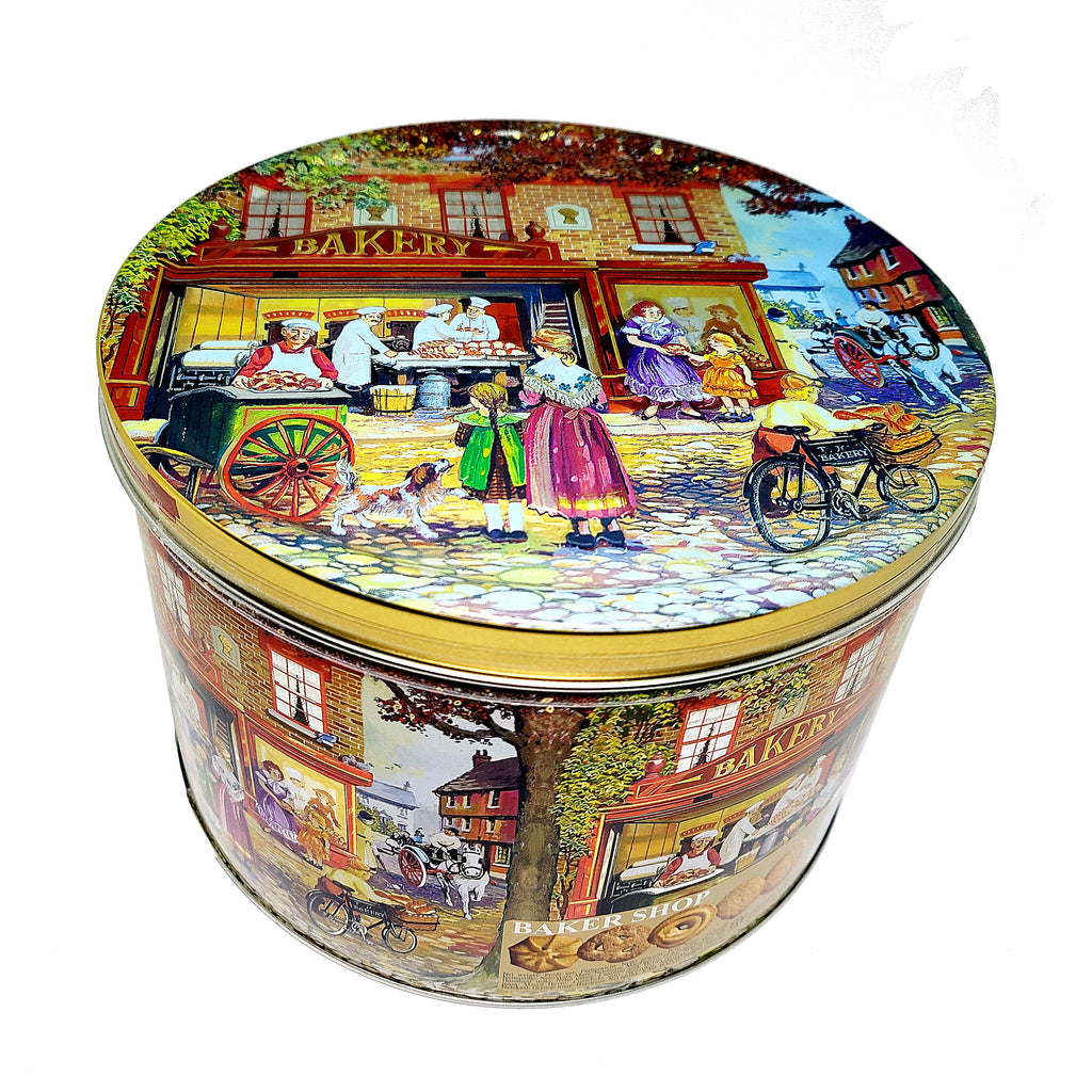 Jacobsens Danish Butter Cookies Bakery Shop Gift Tin 35 Oz. (1000 g