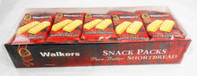 Walkers Pure Butter Shortbread Fingers Snack Packs 20 Oz.