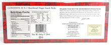 Walkers Pure Butter Shortbread Fingers Snack Packs 20 Oz.
