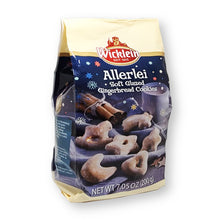 Wicklein Holiday Gingerbread Lebkuchen Cookies 4 Varieties: Pfeffernusse, Pfeffernusse Glazed Dark Chocolate, Gingerbread, and Allerlei (Pack of 4)