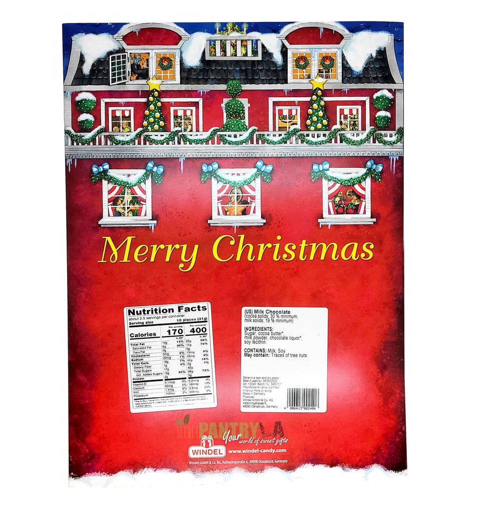Windel Manor House Christmas Chocolate Advent Calendar 2.6 Oz. (75 g