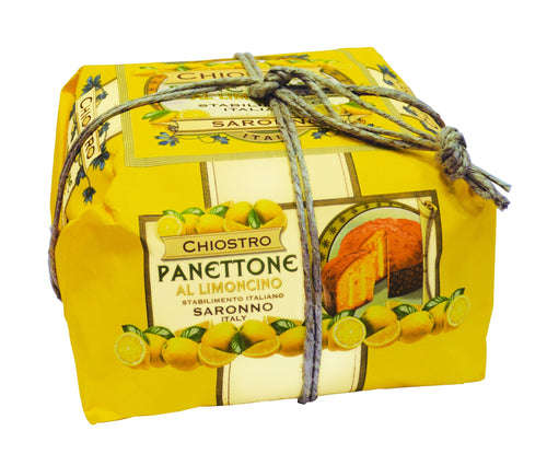Chiostro di Saronno Limoncello Cream Panettone Hand Wrapped 28.2 Oz. (800 G.)