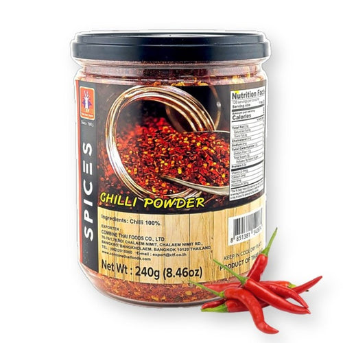Three Deer Thai Chili Powder COARSE 9.17 Oz. (260 g.)