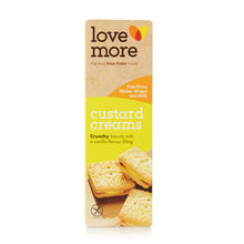Lovemore British Custard Cream Biscuits – Gluten Free, Wheat Free & Milk Free – 4.4 oz (125 g)