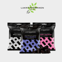 Lakritsfabriken Premium Swedish SALTY Licorice 3.53 Oz. (Pack of 2)