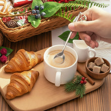 6-Piece Christmas Pendant Stainless Steel Coffee/Tea/Dessert Spoon Gift Set