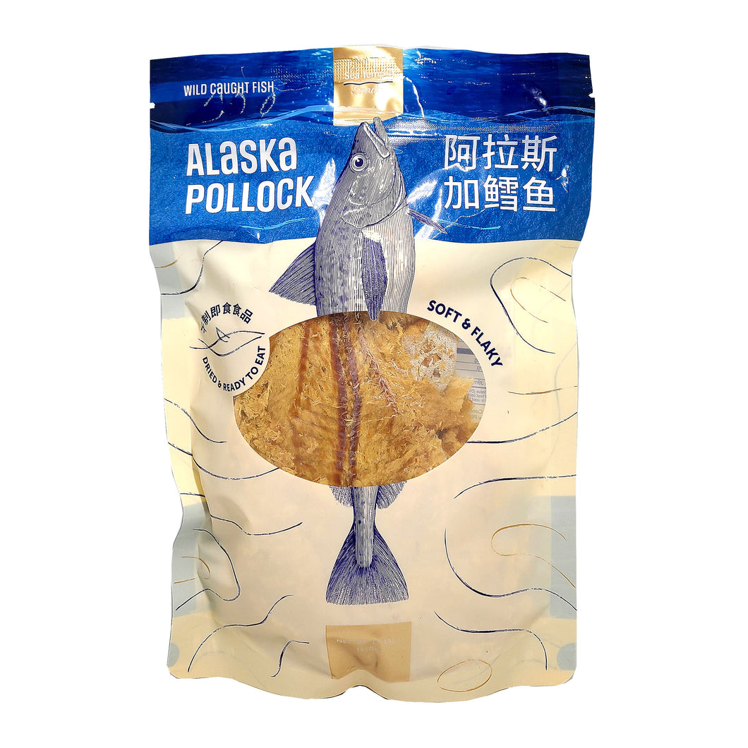 Sea Temple Dried Alaska Pollock Fish Wild Caught Ready to Eat Snack 12.35 Oz.