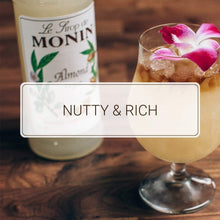 Monin Almond (Orgeat) Syrup for Cocktails, Coffee, and Beverages 750 Ml. / 25.4 Fl. Oz. X 12 (Factory Case)