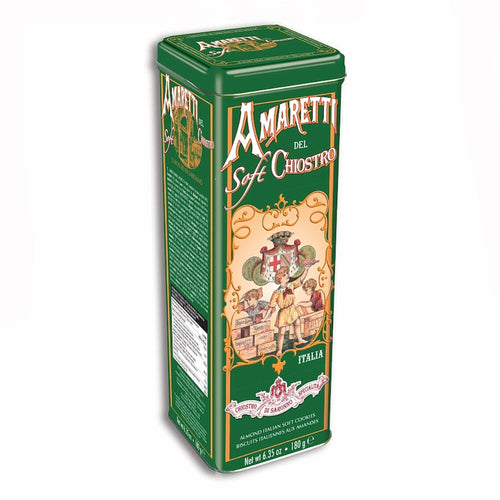 Chiostro di Saronno SOFT Amaretti Cookies Tower Tin 6.35 Oz.