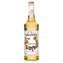 Monin Amaretto Syrup for Cocktails, Coffee, and Beverages 750 Ml. / 25.4 Fl. Oz. X 12 (Factory Case)