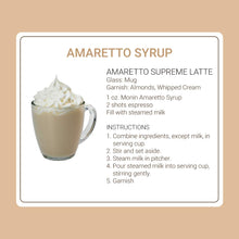 Monin Amaretto Syrup for Cocktails, Coffee, and Beverages 750 Ml. / 25.4 Fl. Oz. X 12 (Factory Case)