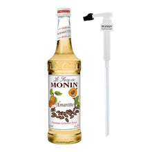 Monin Amaretto Syrup for Cocktails, Coffee, and Beverages 750 Ml. / 25.4 Fl. Oz. X 12 (Factory Case)