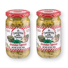 Le Conserve della Nonna ARTICHOKE Tapenades 6.7 Oz. / 190 G. (Pack of 2)