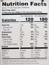 Babbi Home Bakery Custard Mix from Italy 12.35 Oz. / 350 G.