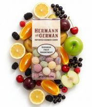 Hermann the German Bavarian FRUIT ASSORTMENT Hard Candy 5.29 oz. / 150 g (Pack of 2)