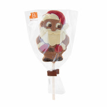 Belfine Fine Belgian Chocolate Lollipops 3 Assorted  - Santa Claus, Frosty the Snowman, and Raphael the Bear 1 Each (Pack of 3)
