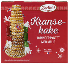 Kransekake Norwegian Christmas Cake 18-Ring Wreath cake by Berthas