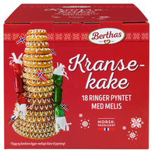 Kransekake Norwegian Christmas Cake 18-Ring Wreath cake by Berthas