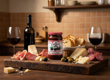 Le Conserve della Nonna Tapenades 3-Variety Gift Set (Black Olives, Green Olives, and Sundried Tomato) with Spreader Spoon (4-pc Set)