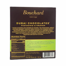 Bouchard Dubai Chocolates Pistachio & Knafeh Premium Chocolate 4.6 Oz. (132 g.)