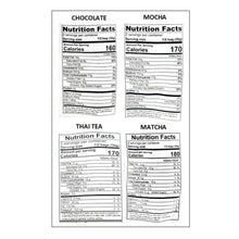Bruno Coconut Brownie Crisp 4-Flavor Samplers, Chocolate, Mocho, Thai Tea, and Matcha, Coconut-Based 2.11 Oz. / 60 G.  1 ea. (Pack of 4)
