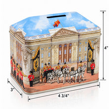 Churchill's Buckingham Palace Collectible Tin Coin Bank with English Toffee – 5.29 oz (150 g)