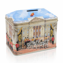 Churchill's Buckingham Palace Collectible Tin Coin Bank with English Toffee – 5.29 oz (150 g)