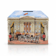 Churchill's Buckingham Palace Collectible Tin Coin Bank with English Toffee – 5.29 oz (150 g)
