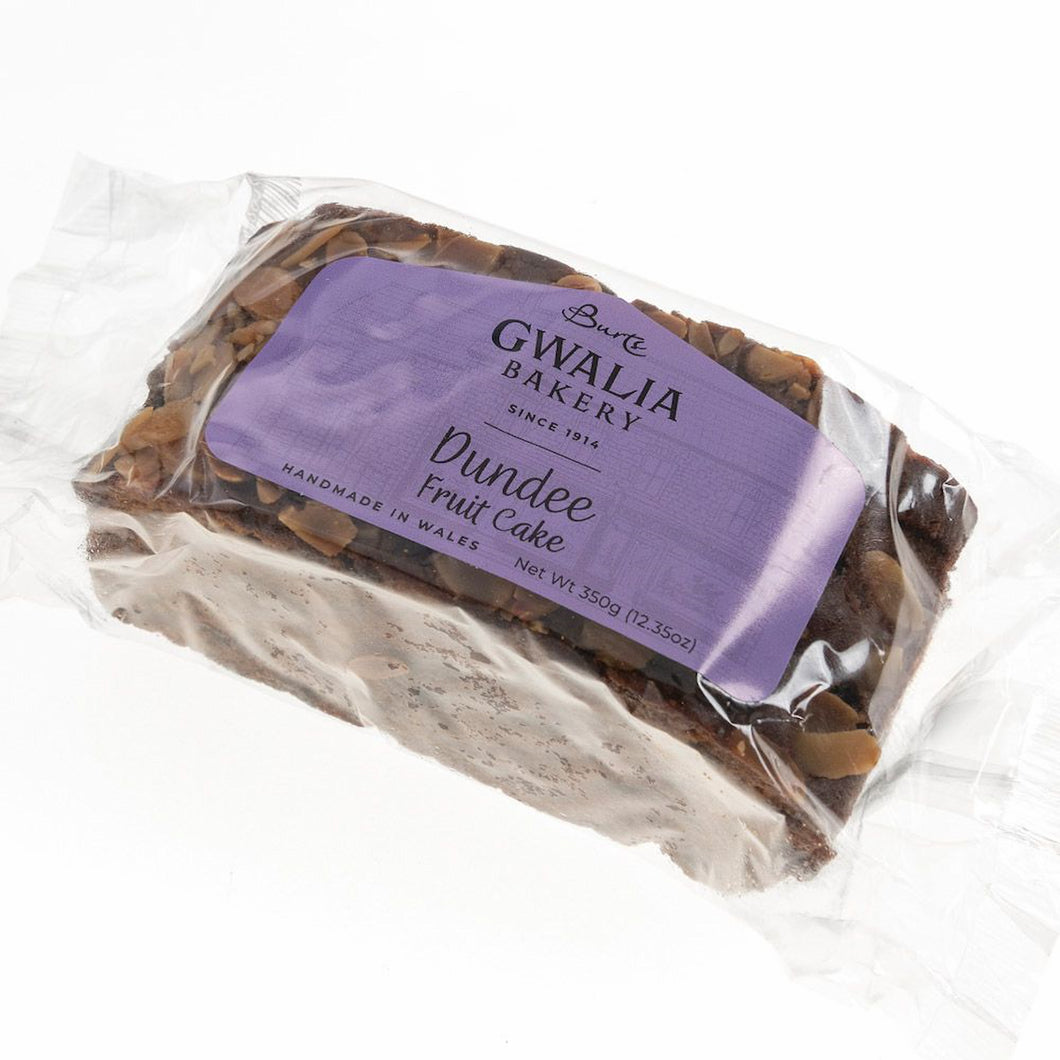 Burts Gwalia Bakery DUNDEE Fruit Cake Slab Cake 12.3 oz. (350 g.)