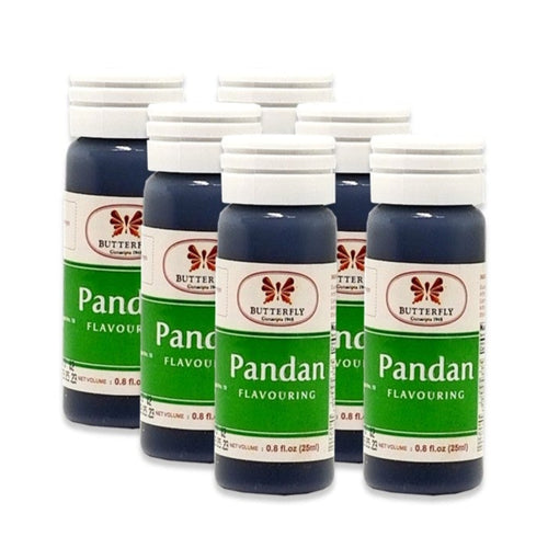 Butterfly Pandan Flavoring Extract 25 ml. (0.8 Fl. Oz.) Pack of 6