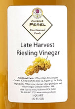 Cuisine Perel Late Harvest Riesling Vinegar Restaurant Size 32 Fl. Oz. (1 Quart) X 4 (Factory Case)