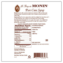 Monin Pure Cane Sugar Syrup for Cocktails, Coffee, and Beverages 750 Ml. / 25.4 Fl. Oz. X 12 (Factory Case)