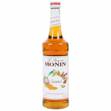 Monin Caramel Syrup with Pump Starter Set for Cocktails, Coffee, and Beverages 750 Ml. / 25.4 Fl. Oz. (2-Pc Set)