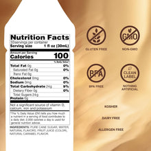 Monin Caramel Syrup with Pump Starter Set for Cocktails, Coffee, and Beverages 750 Ml. / 25.4 Fl. Oz. (2-Pc Set)