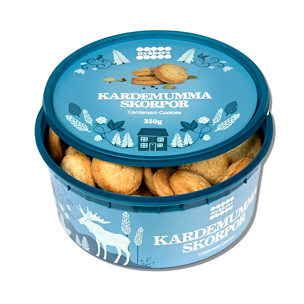 Nyakers Kardemumma Skorpor Swedish Cardamom Cookies 12.34 Oz. /350 g.