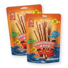 Chao Sua Crispy Fish Stick HOT & SPICY Flavor Protein Snack 1.76 Oz. (Pack of 2)