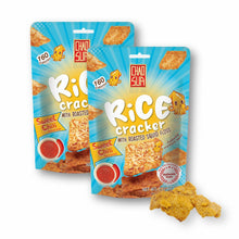 Chao Sua Rice Cracker with Roasted Squid Floss Sweet Chili Flavor Baked 1.76 Oz. (Pack of 2)