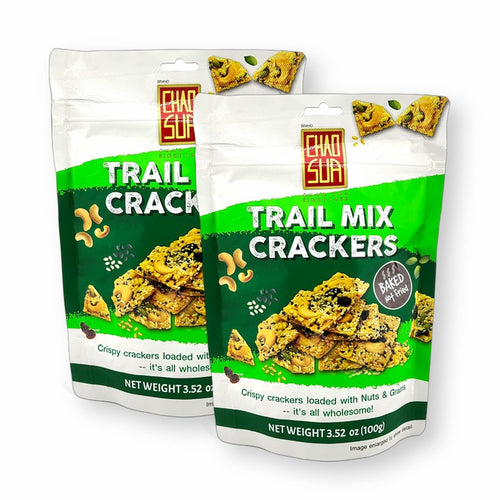 Chao Sua Trail Mix Crackers Baked 3.52 Oz. (Pack of 2)