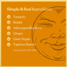 Chimes Adaptogenic Herbal Ginger Chews TRANQUIL TURMERIC Flavor Real Ginger 2.5 Oz. (Pack of 3)