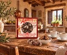 Chiostro di Saronno SOFT TRIPLE CHOCOLATE Amaretti Cookies Window Box 6.17 Oz. / 174.92 G.
