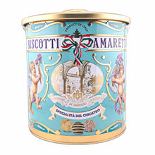 Chiostro di Saronno Assorted Amaretti Embossed Blue Gift Tin 6.7 Oz. / 190 G.