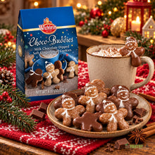 Wicklein Choco-Buddies Milk Chocolate Dipped Soft Gingerbread Cookies  – 6.17 oz / 175 g (Pack of 2)
