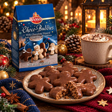 Wicklein Choco-Buddies Milk Chocolate Dipped Soft Gingerbread Cookies  – 6.17 oz / 175 g (Pack of 2)
