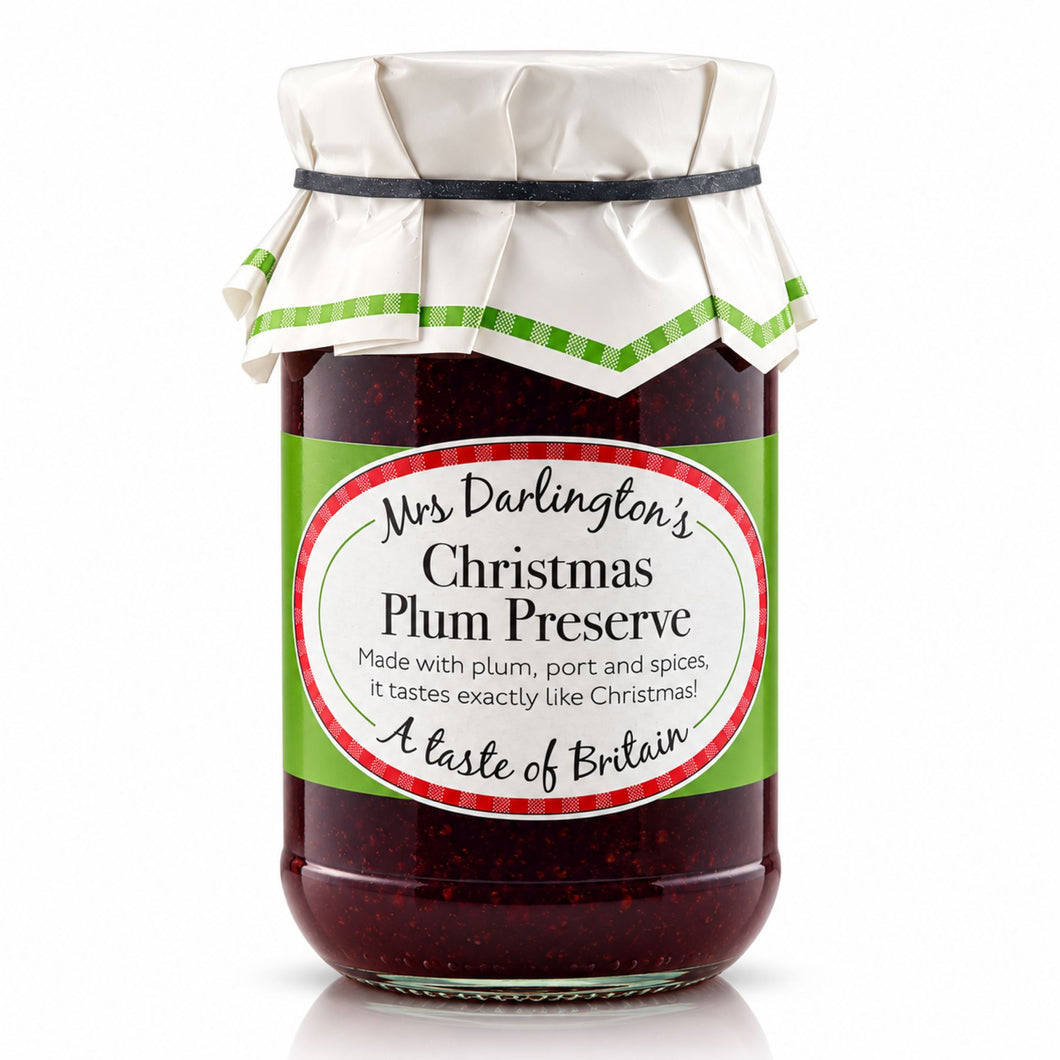 Mrs. Darlington's Christmas Plum Preserve – 12 oz (340 g) | British Holiday Jam