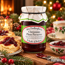 Mrs. Darlington's Christmas Plum Preserve – 12 oz (340 g) | British Holiday Jam